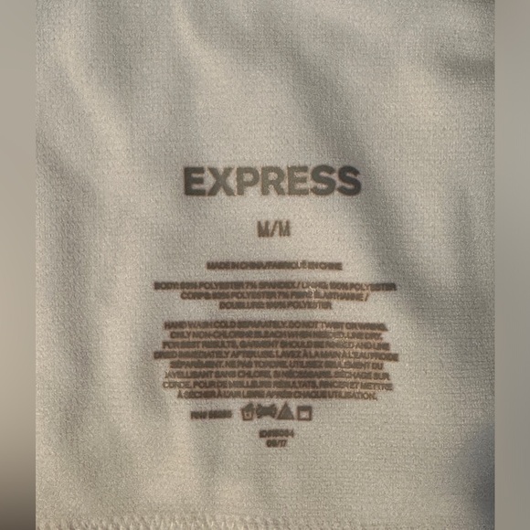 Shiny Metallic Rose Gold One Piece Swimsuit EXPRESS Size Med - Picture 3 of 8